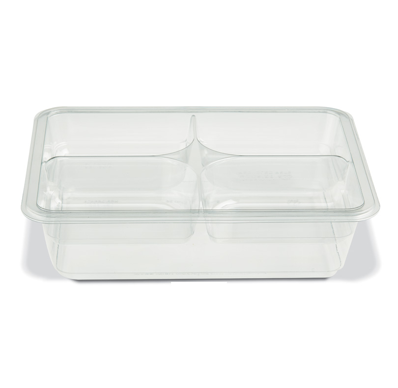 Placon : Fresh ‘n Clear® Bowls and Trays 24 oz. 4-compartment Clear ...