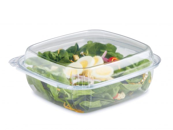 Fresh 'n Clear® Tamper-Evident Salad Bowl Large 48oz Dome Lid
