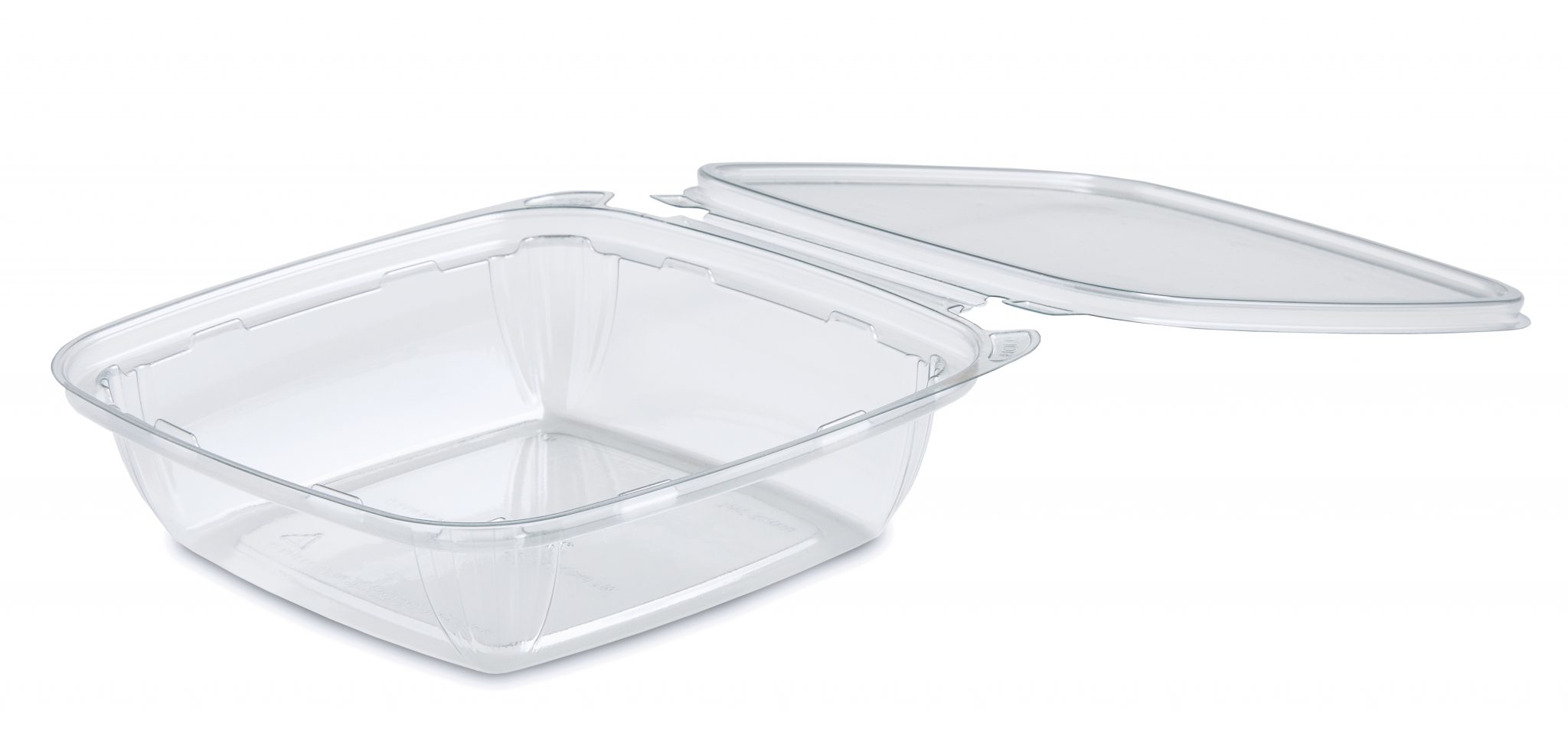 Placon : Fresh ‘n Clear® Tamper-Evident Salad Bowl Medium 24oz Flat Lid