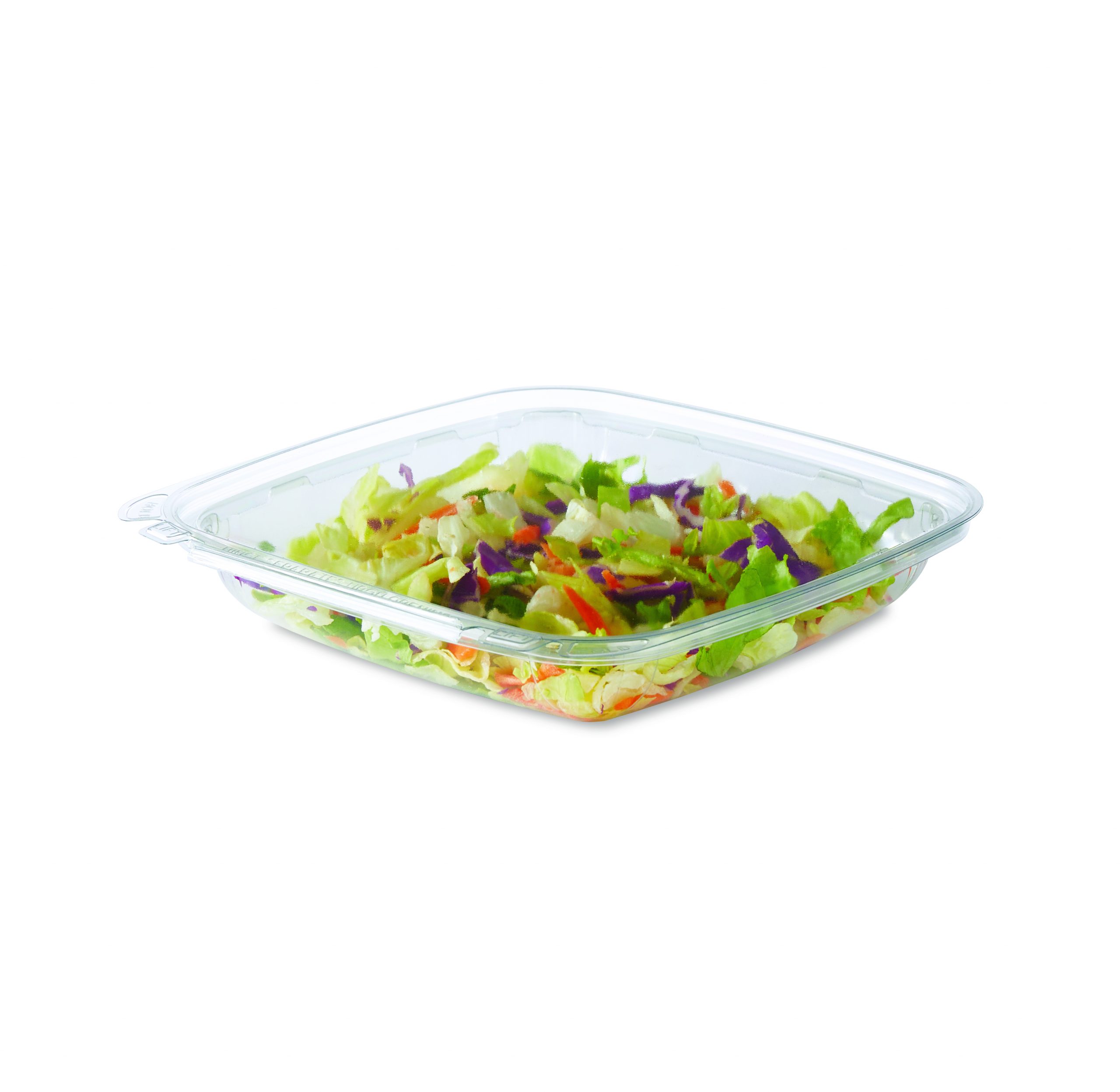 Placon : Fresh ‘n Clear® Tamper-Evident Salad Bowl Medium 16oz Flat Lid